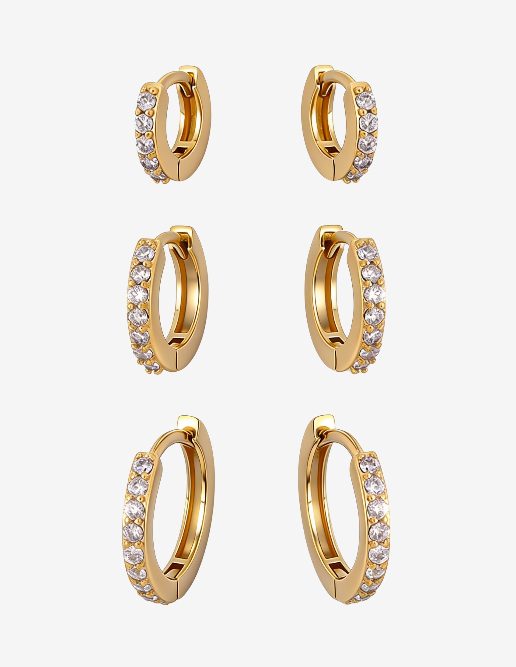 Brinco Argola com Zircônia