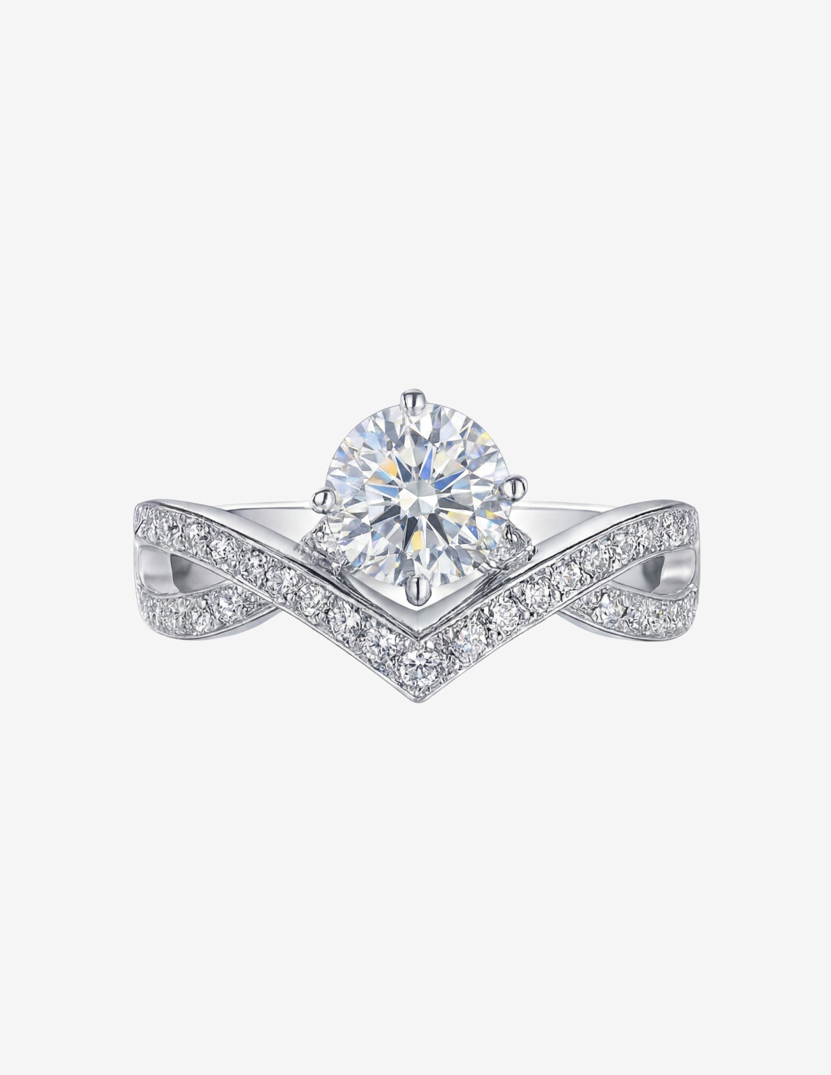 Anel Moissanite 6.5mm