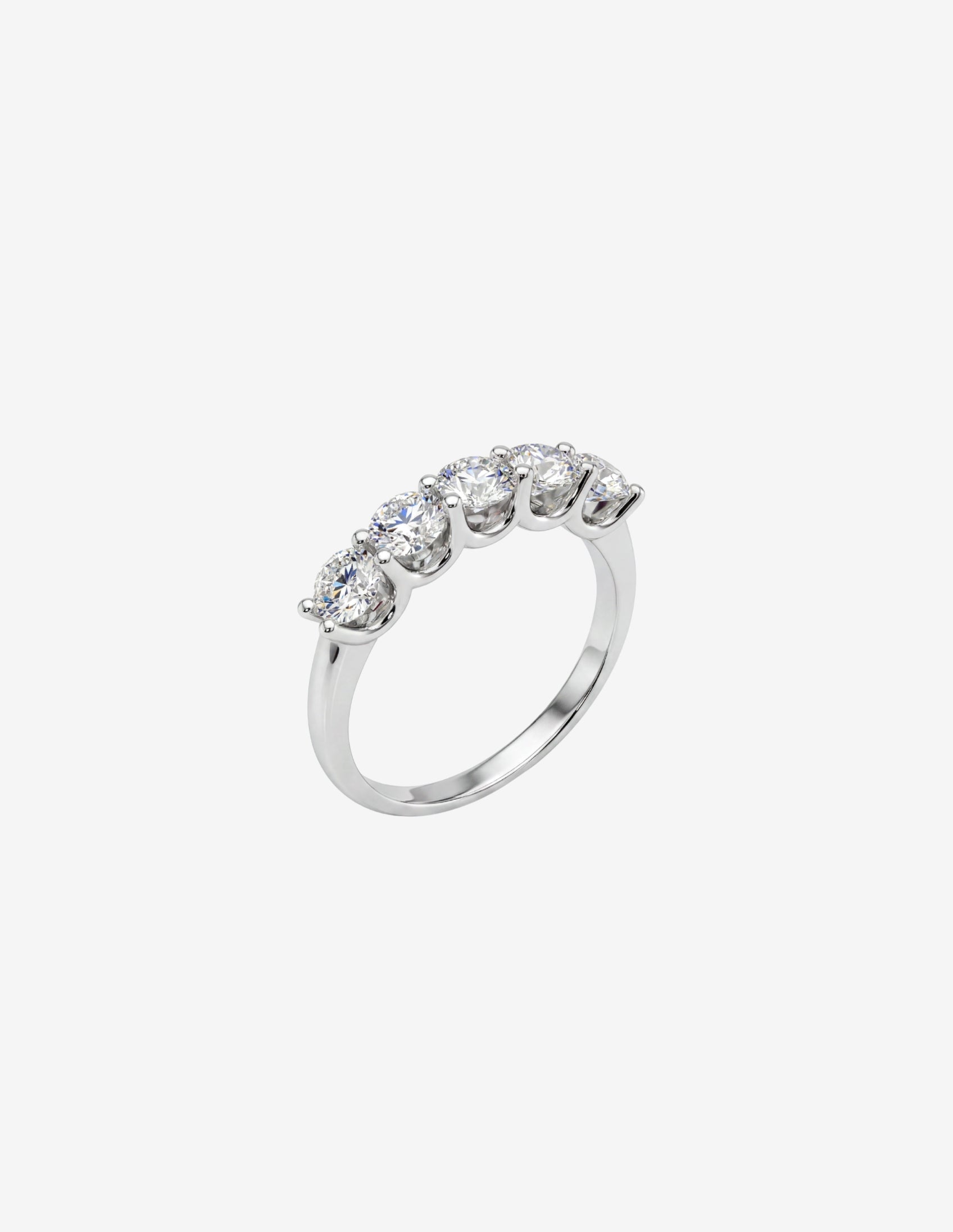 Anel Moissanite 4mm