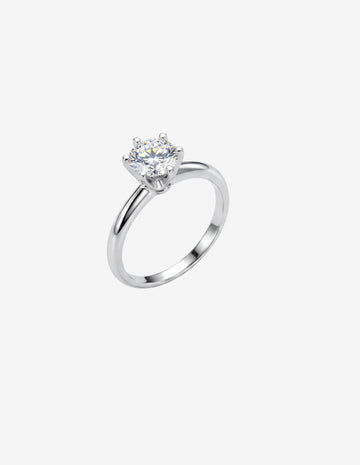Anel Moissanite 8mm