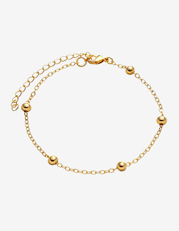 Pulseira Delicada de Bolas