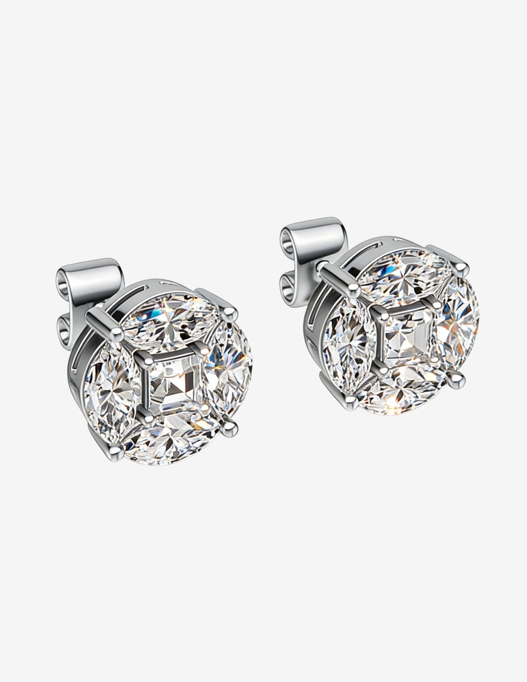 Brinco Moissanite 3x6mm