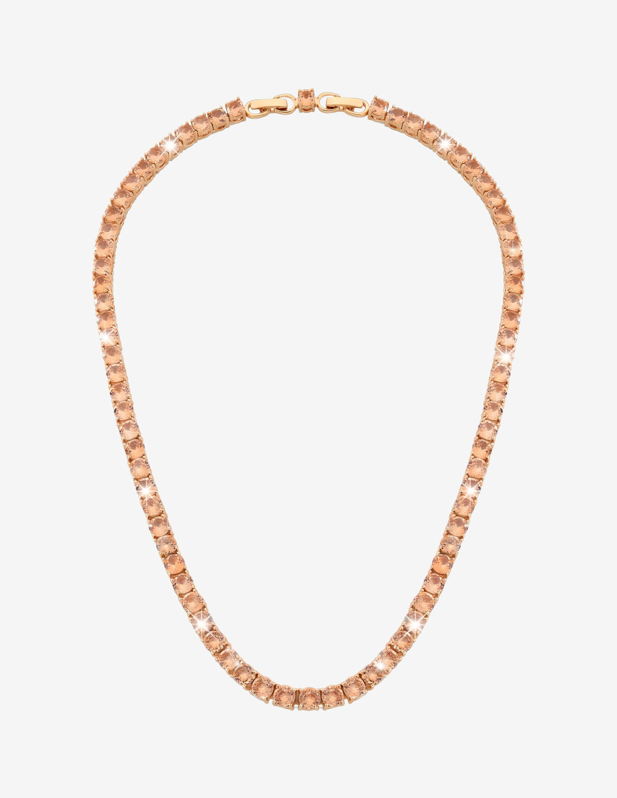 Colar Riviera Champagne 5mm – Banho Dourado