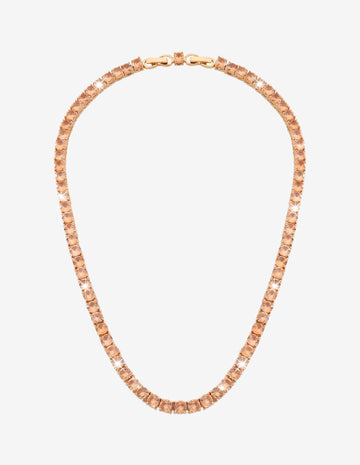 Colar Riviera Champagne 5mm – Banho Dourado