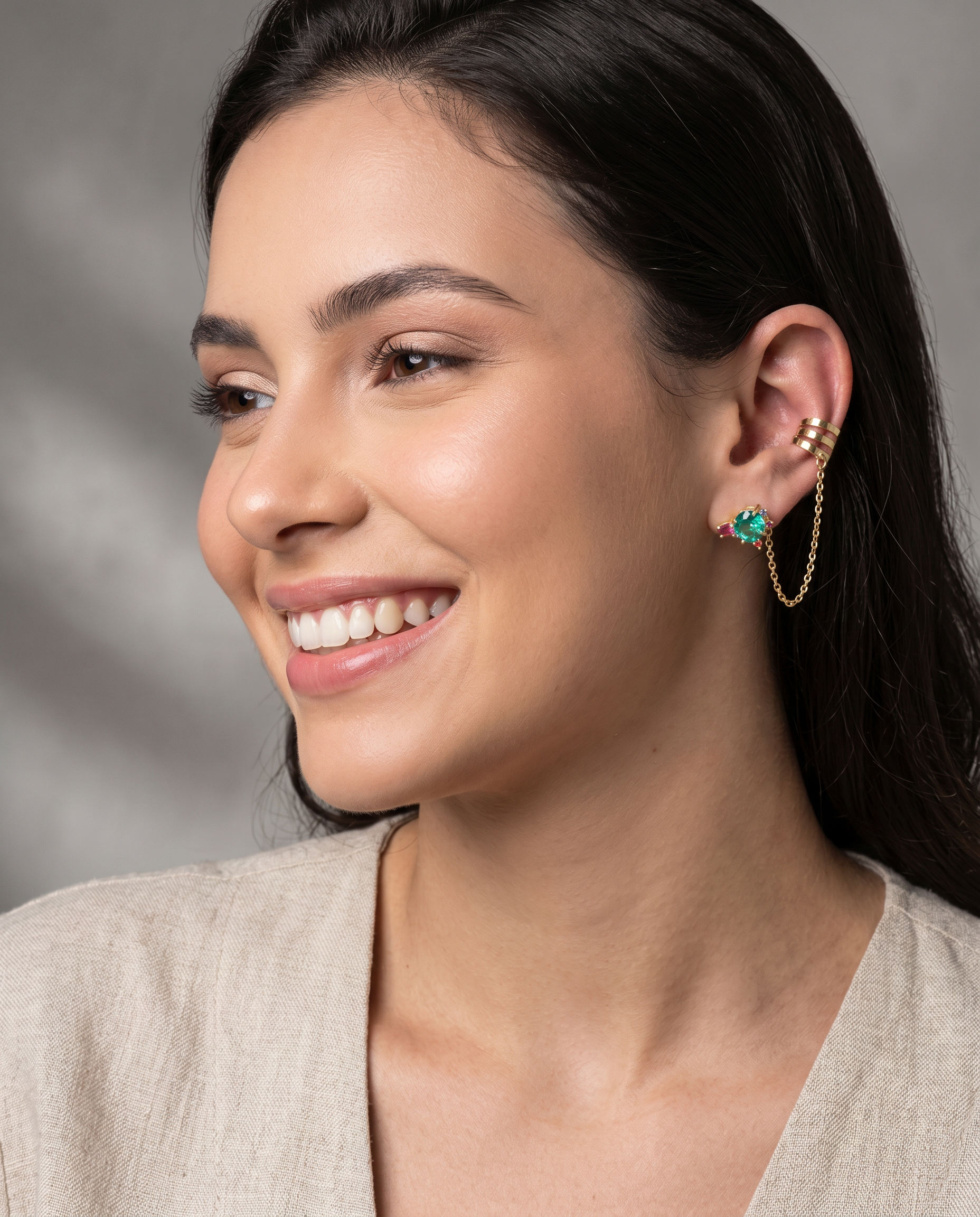 Brinco Ear Hook Redondo