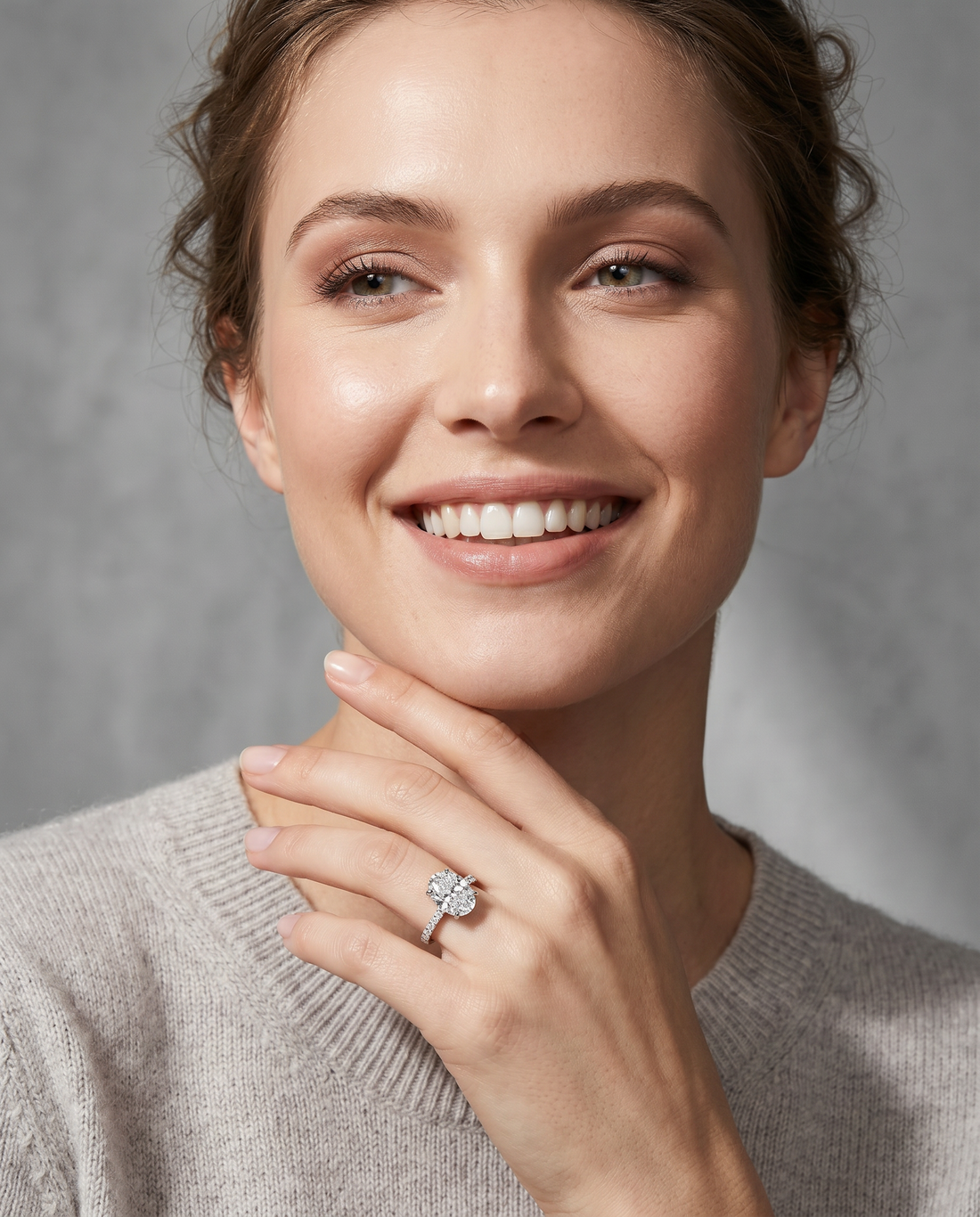 Anel Moissanite 5mm
