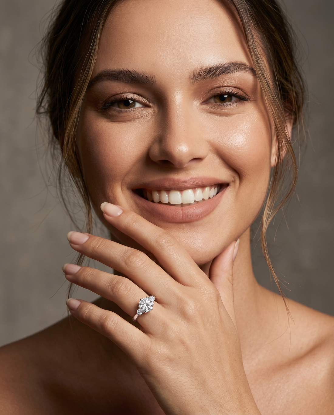 Anel Moissanite 6mm (A)