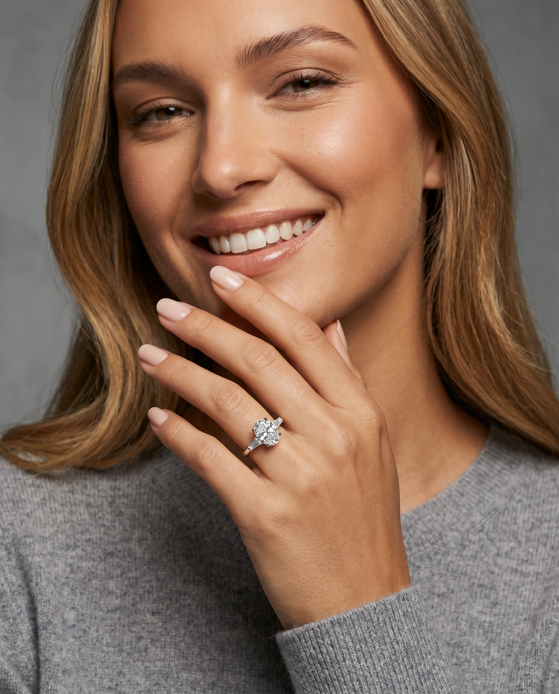 Anel Moissanite 8mm. 2