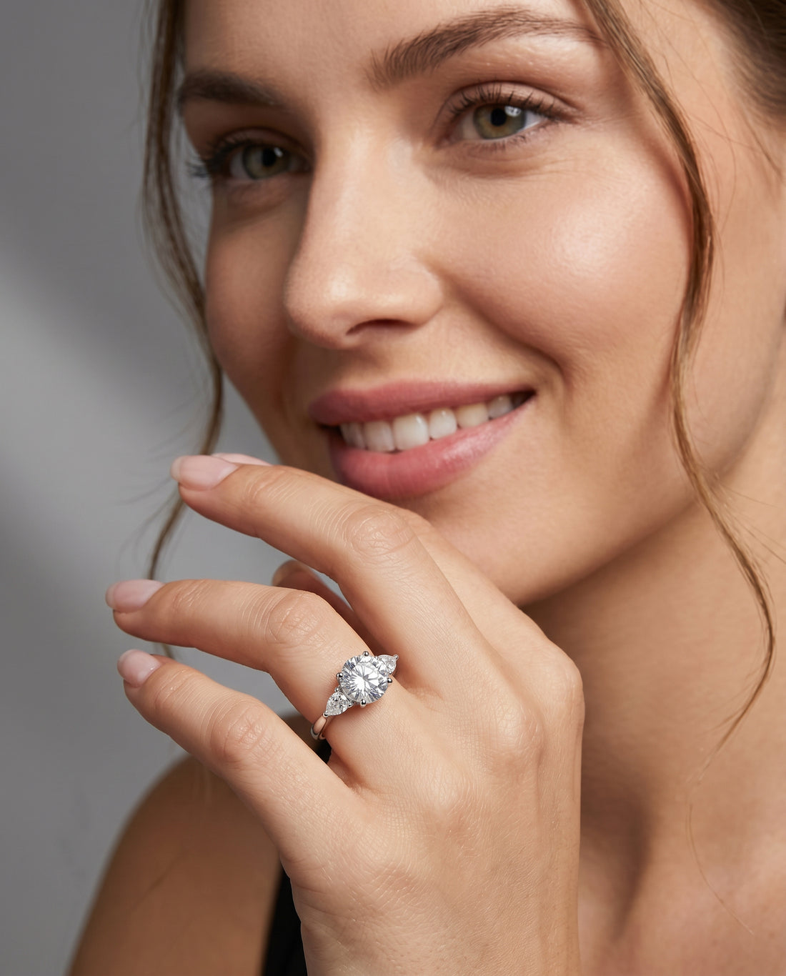Anel Moissanite 8mm. 3