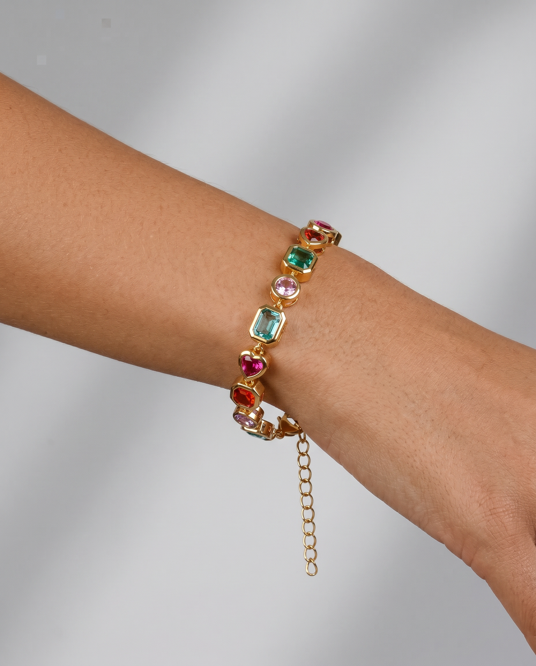 Pulseira Pedras Coloridas