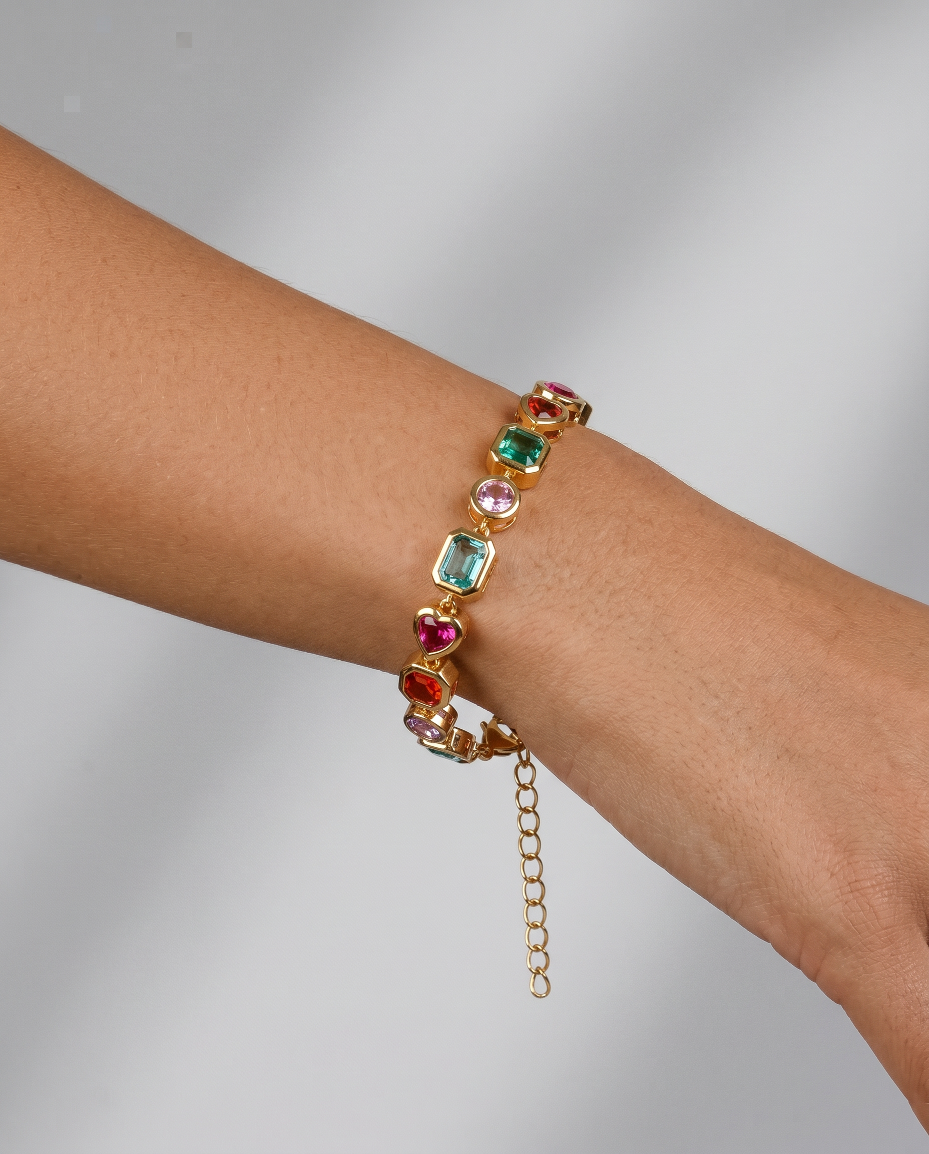 Pulseira Pedras Coloridas
