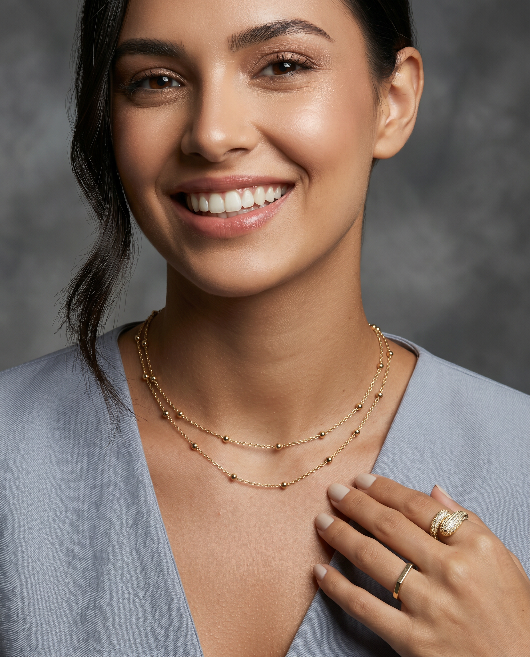 Choker Bolas Delicadas