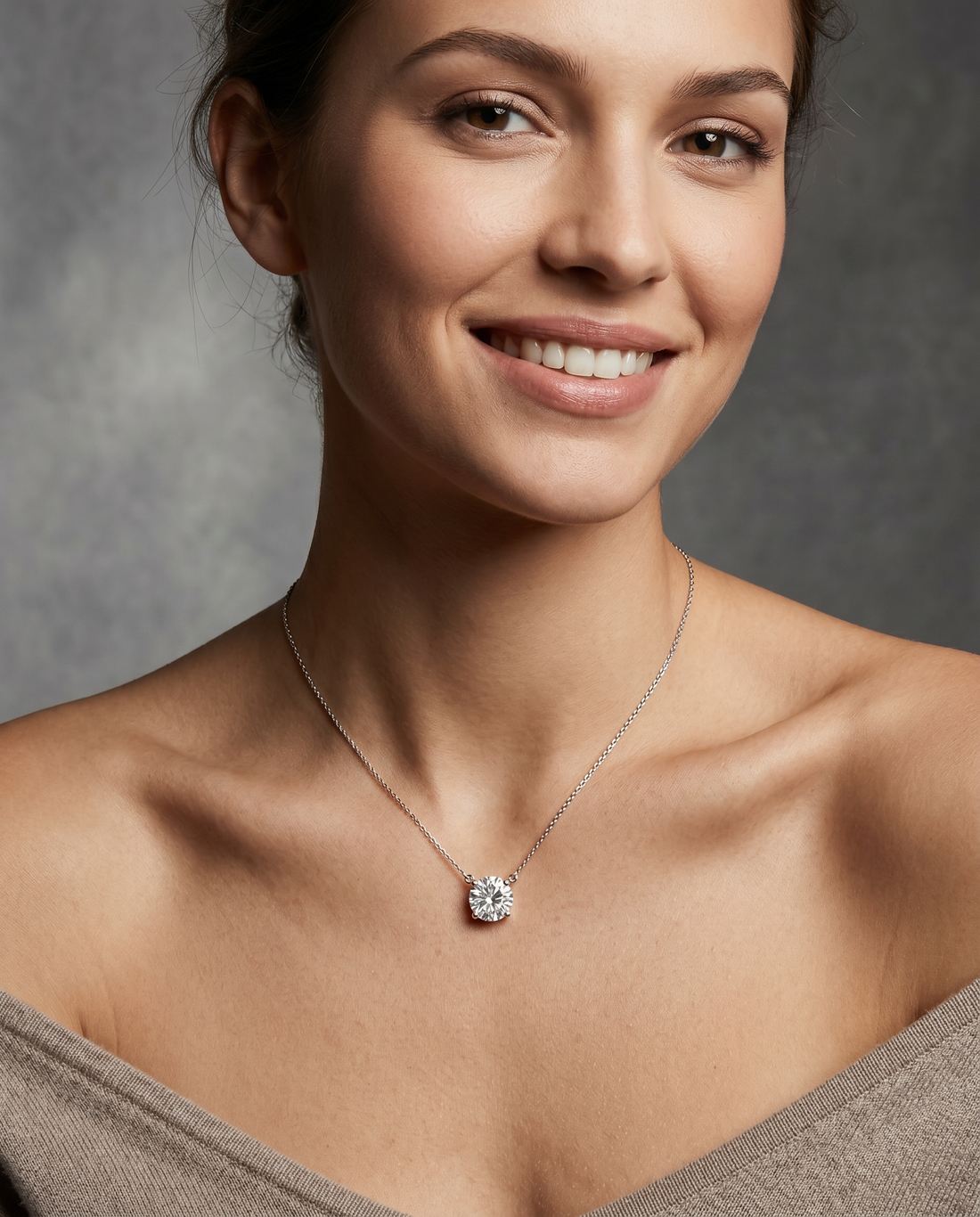 Colar Moissanite 8mm